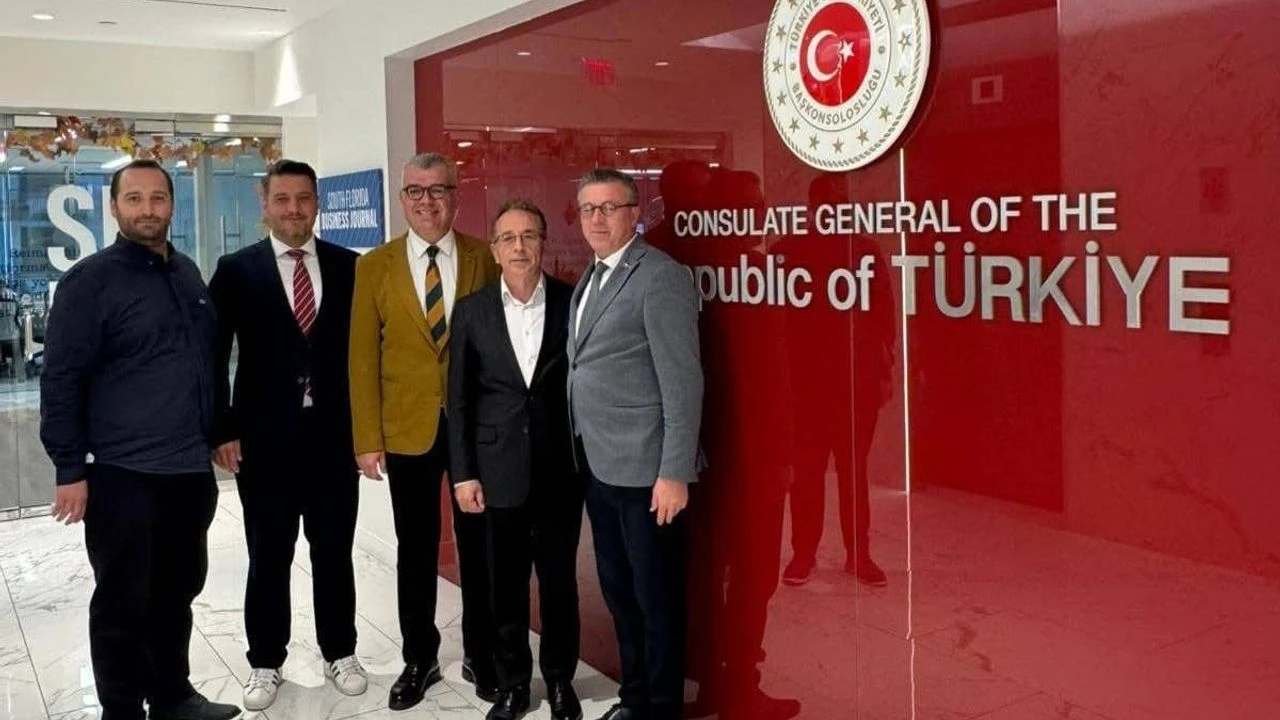 Söke Ticaret Odası Başkanı Sakalar, Miami Başkonsolosu Şahinol ile Görüştü