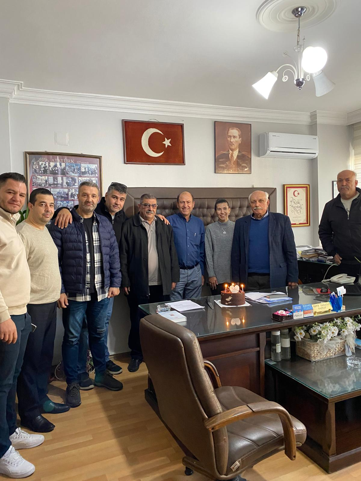 Söke Şoförler Odası’ndan Başkan Karataş’a Doğum Günü Sürprizi