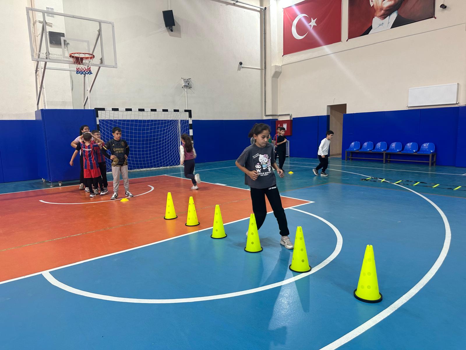 SPORTİF YETENEK TARAMASI KAPSAMINDA ANTRENMANLAR DEVAM EDİYOR