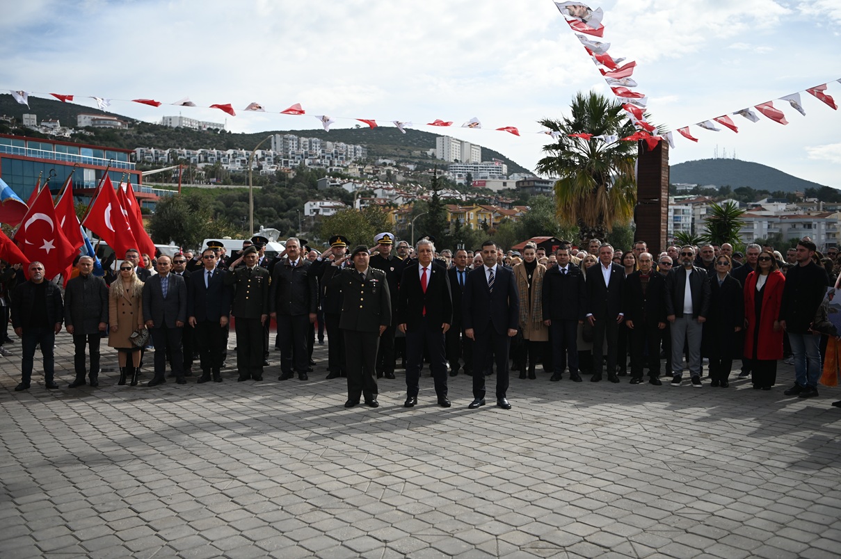 ATATÜRK’ÜN KUŞADASI’NA GELİŞİNİN 102’İNCİ YIL DÖNÜMÜ COŞKUYLA KUTLANDI