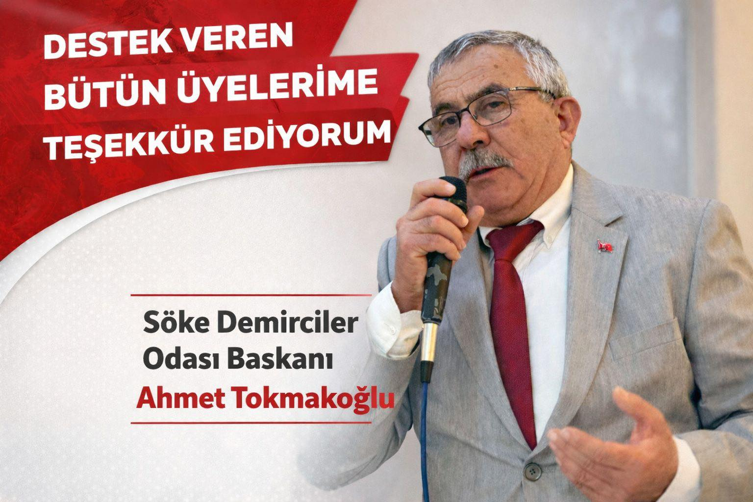 Ahmet Tokmakoğlu Güven Tazeledi