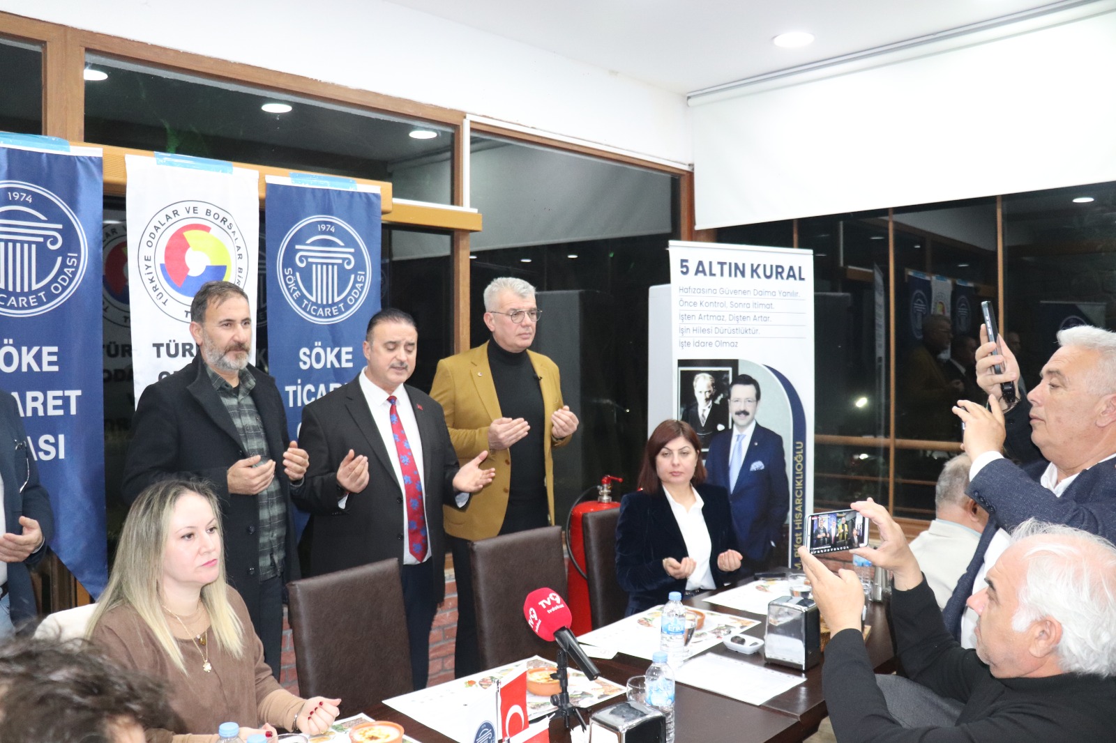 SÖKE TİCARET ODASI KOMİTE ÜYELERİ İFTAR PROGRAMINDA BİR ARAYA GELDİ