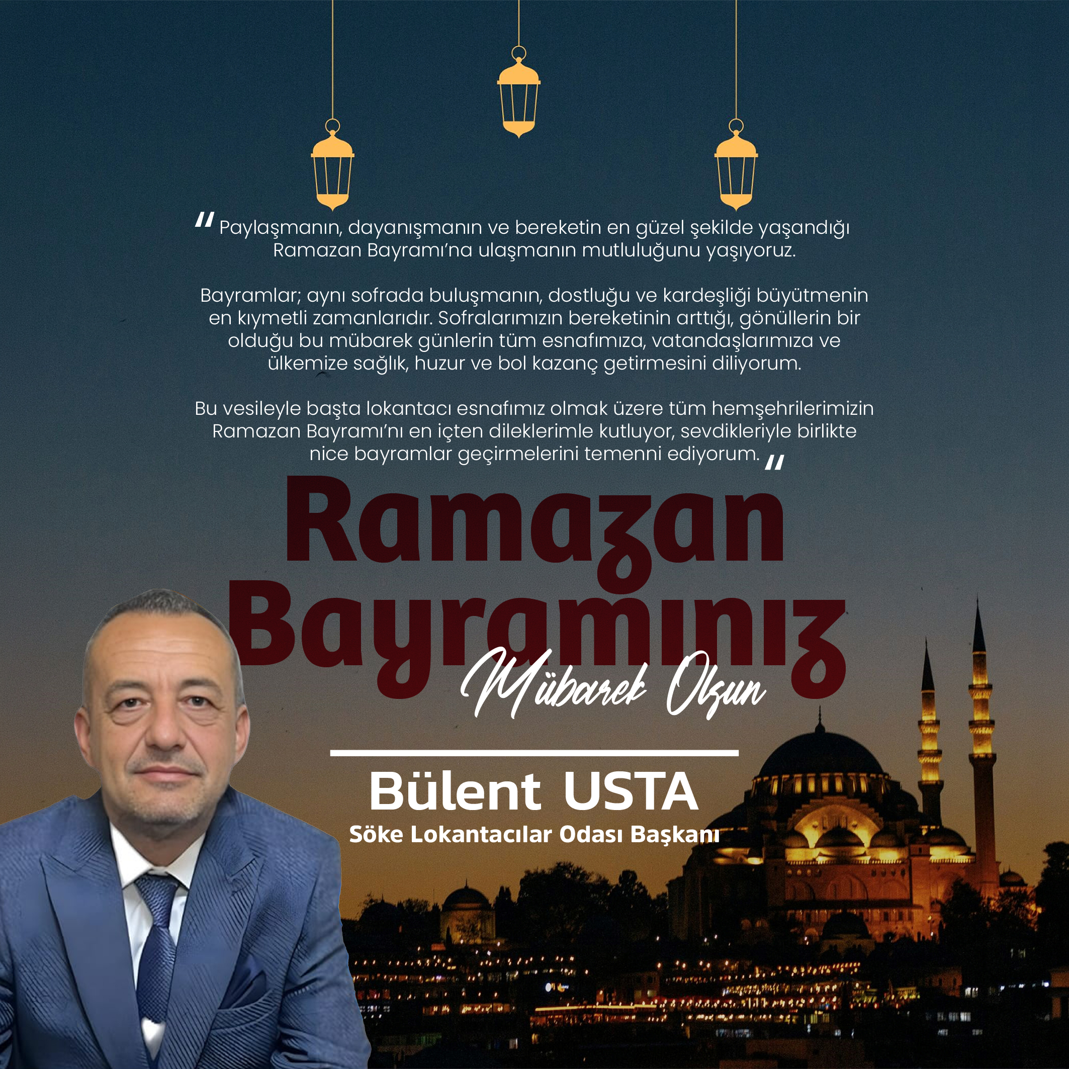 Söke Lokantacılar Odası Ramazan Bayramı Kutlaması