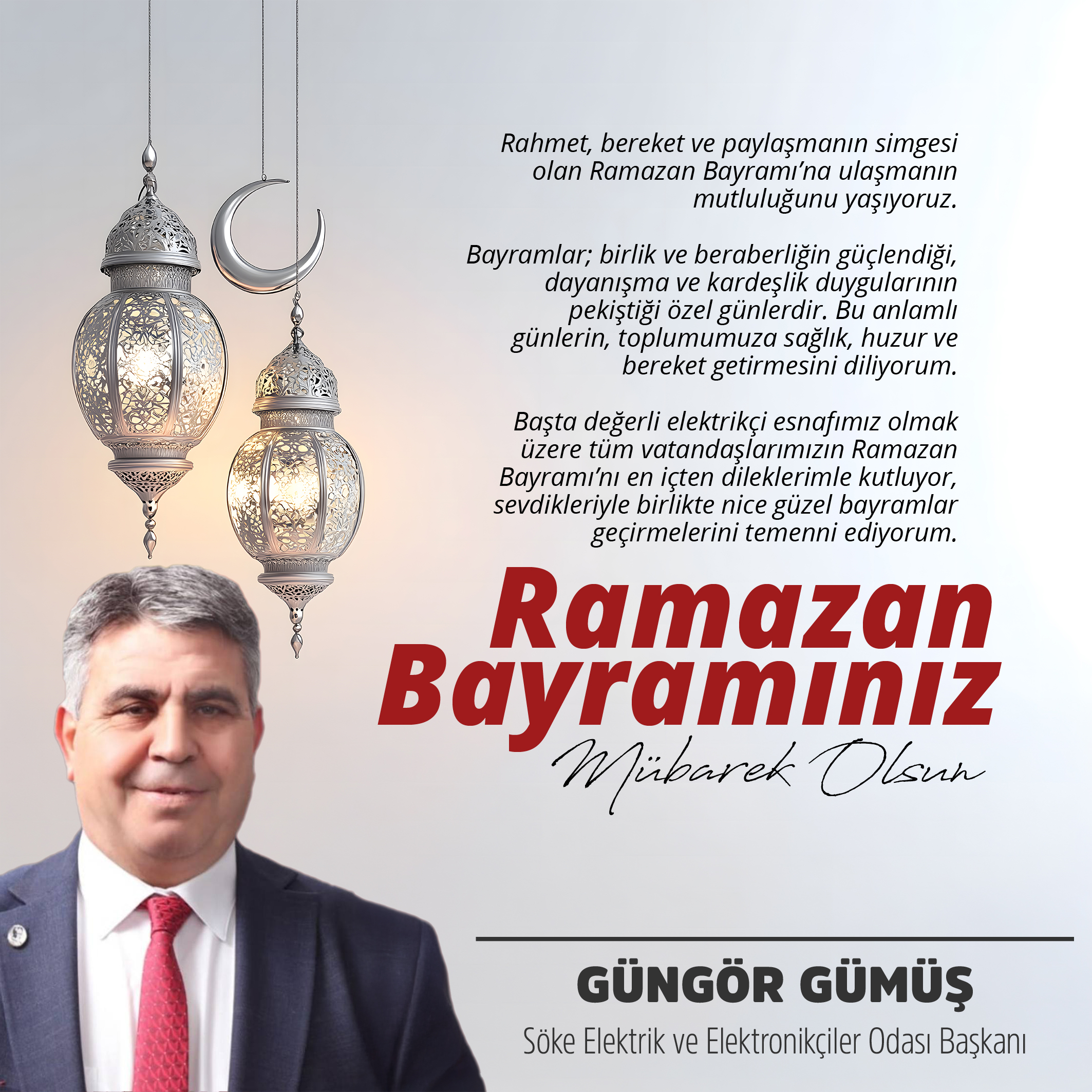 Söke Elektrik ve Elektronikçiler Odası Ramazan Bayramı Kutlaması