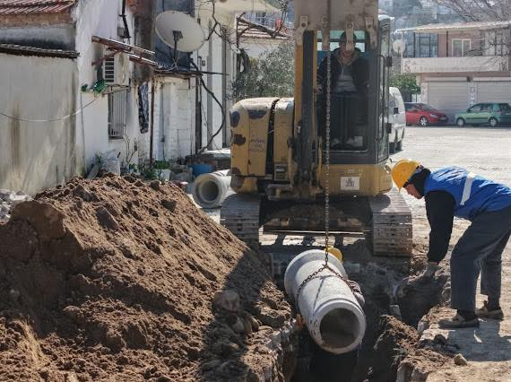 BAŞKAN ÇERÇİOĞLU’NDAN BAĞARASI’NA YAĞMUR SUYU HATTI YATIRIMI