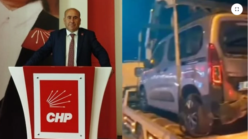 CHP Söke İlçe Başkanı Erkan Polat trafik kazası geçirdi