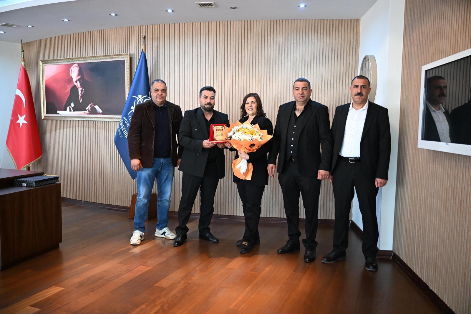 BAŞKAN ÇERÇİOĞLU’NA AYDIN AĞRILILAR DERNEĞİ’NDEN ZİYARET