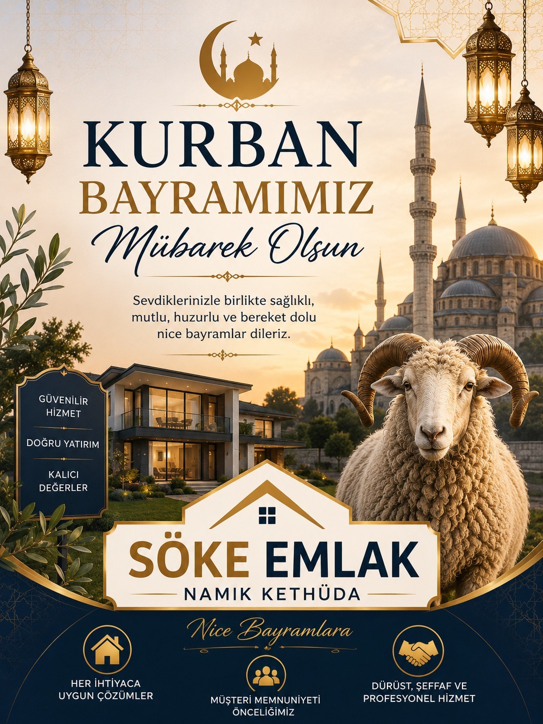 Söke Emlak Kurban Bayramı İlanı
