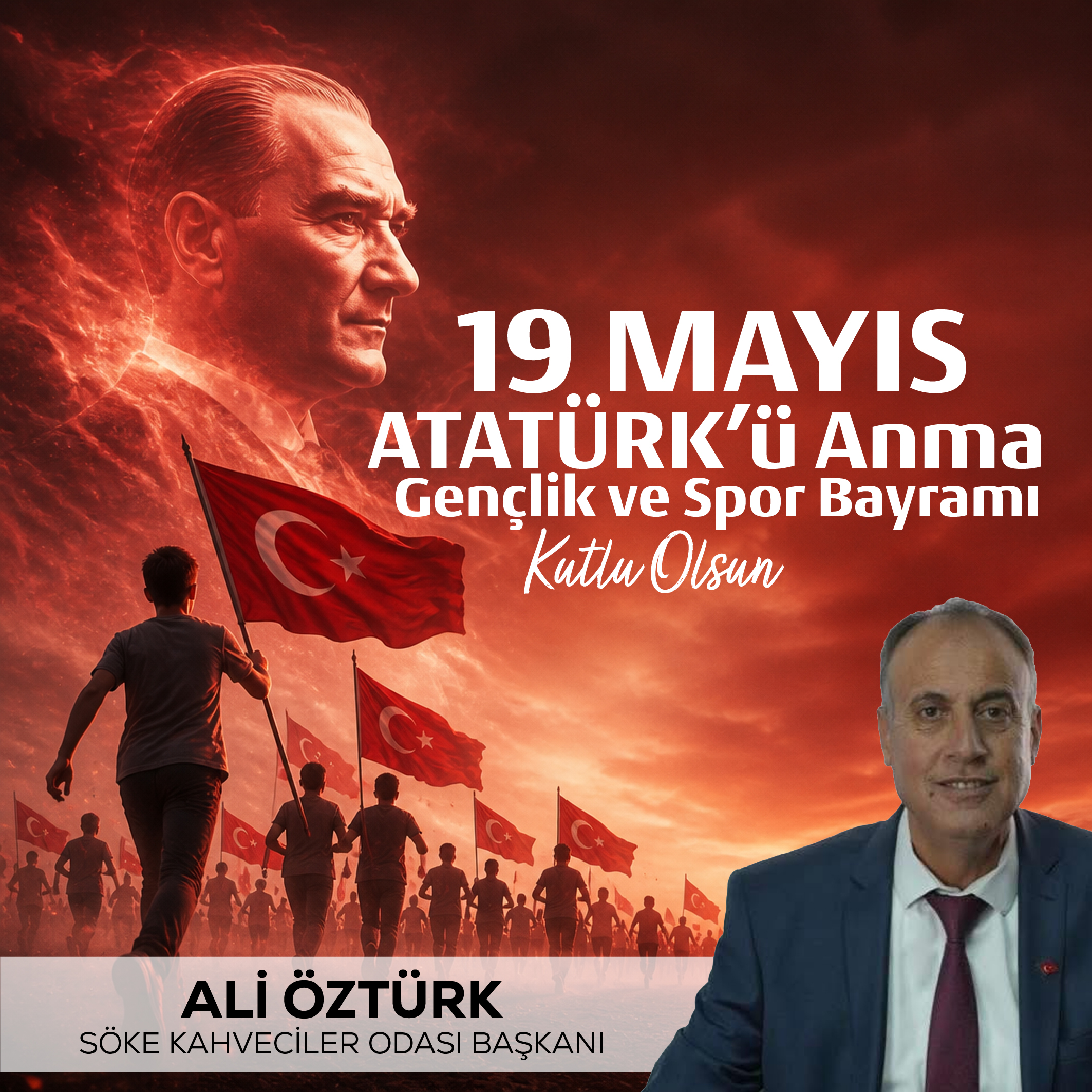 Ali Öztürk 19 Mayıs Kutlama İlanı