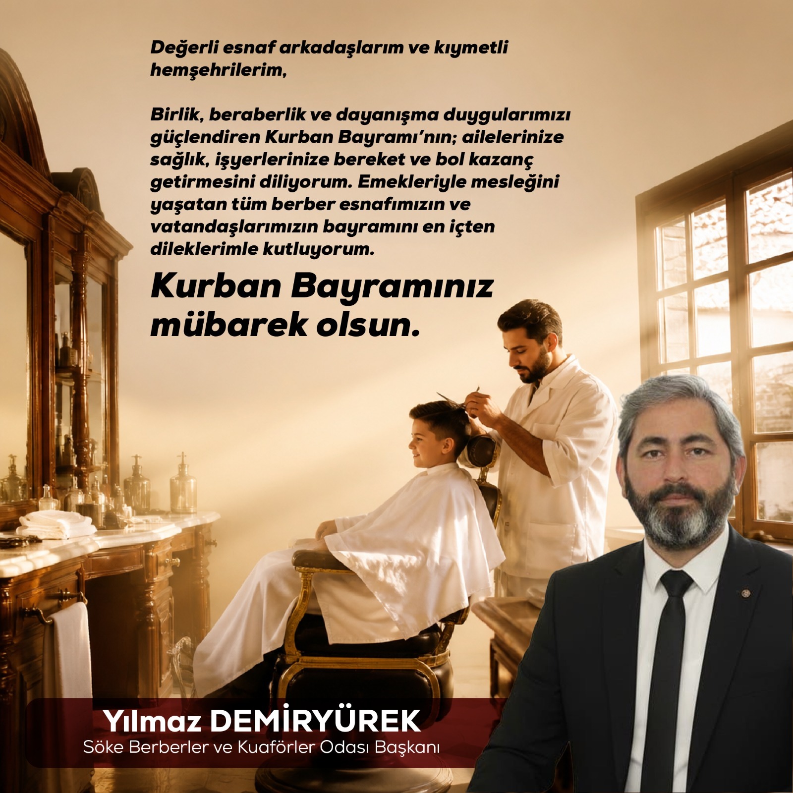 Yılmaz Demiryürek Kurban Bayramı İlanı