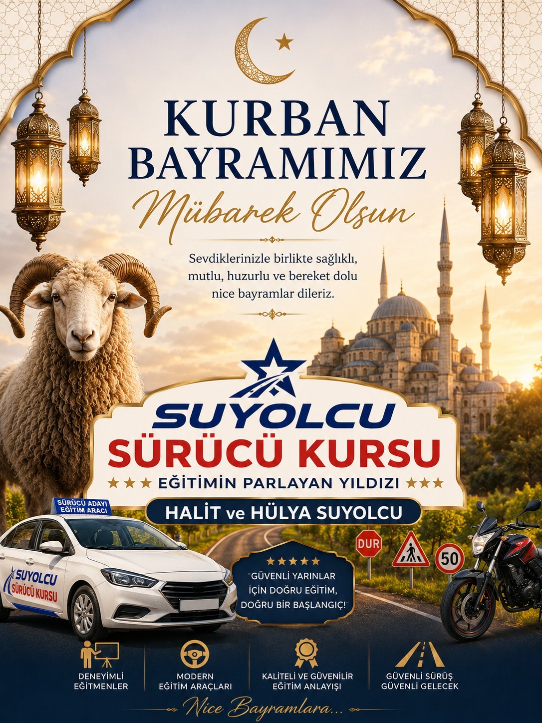 Suyolcu Sürücü Kursu Kurban Bayramı İlanı