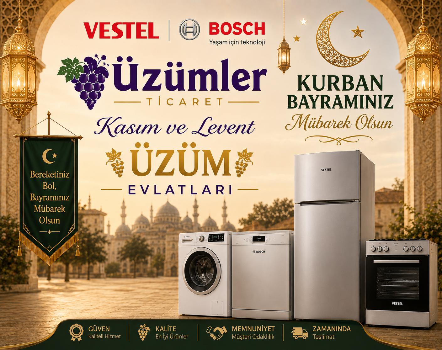 Üzümler Ticaret Kurban Bayramı İlanı
