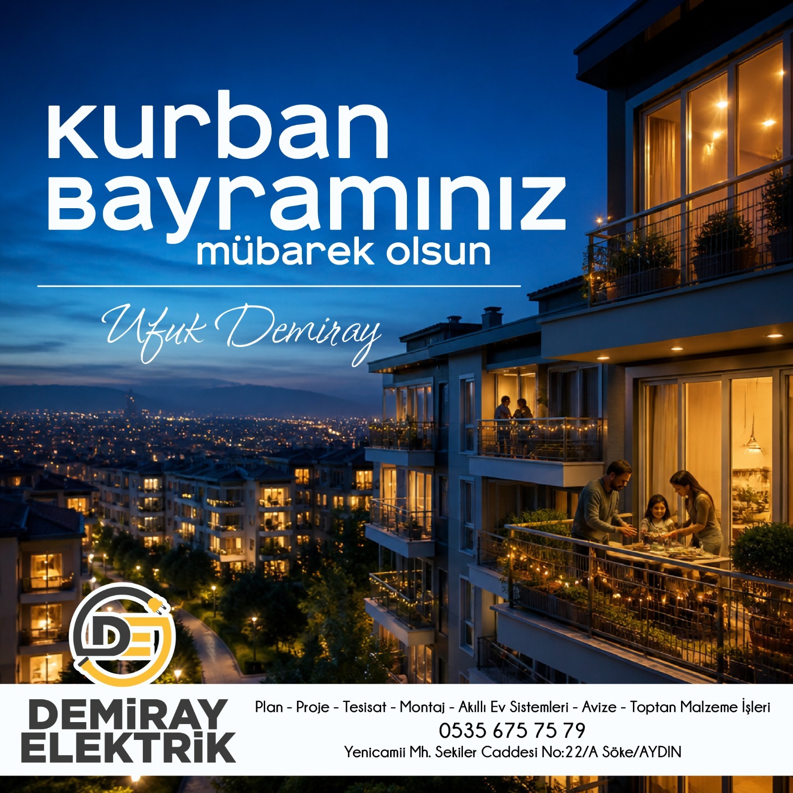 Demiray Elektrik Kurban Bayramı İlanı