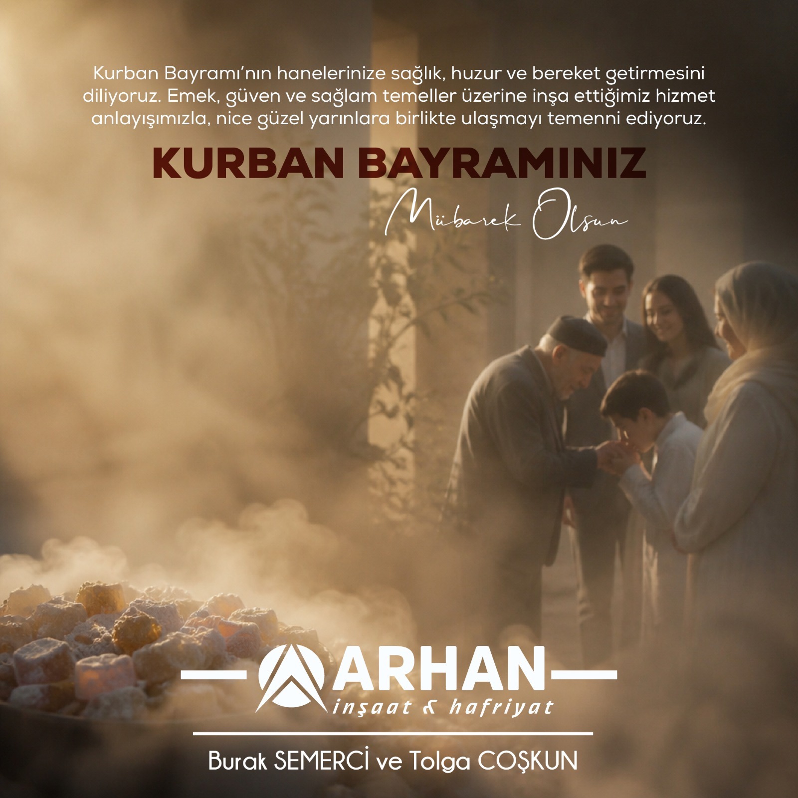 Arhan İnşaat Kurban Bayramı İlanı