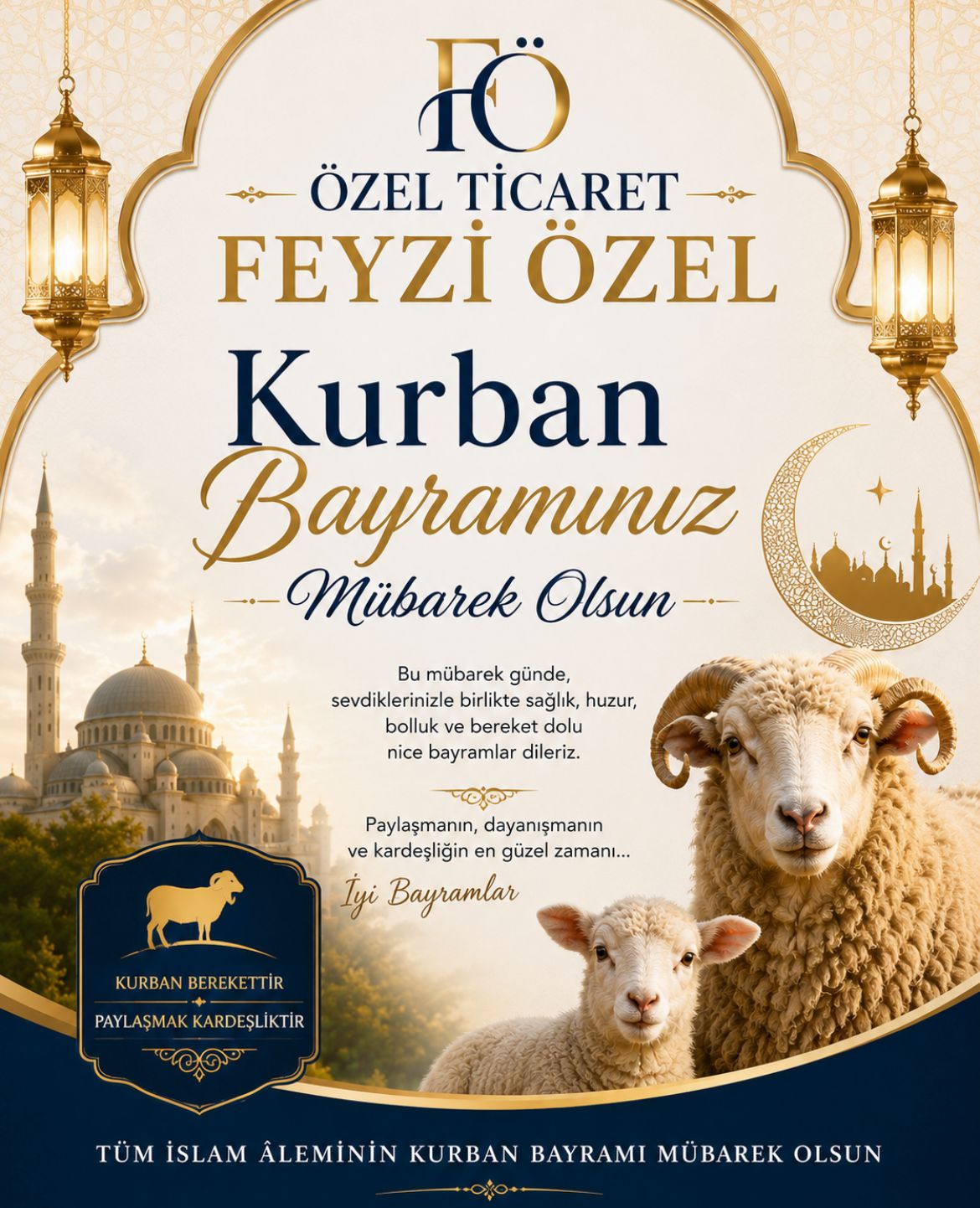Feyzi Özel Kurban Bayramı İlanı