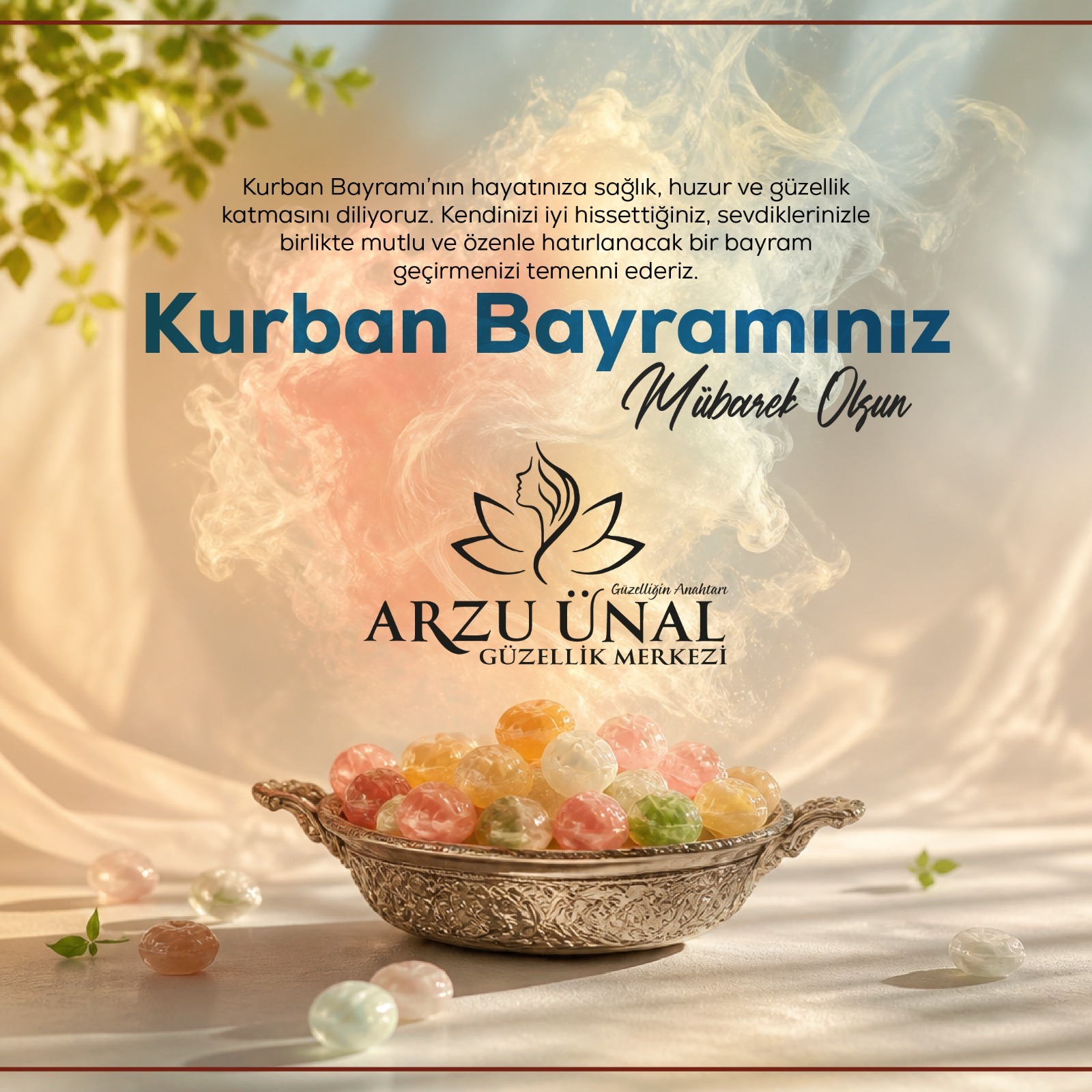 Arzu Ünal Güzellik Salonu Kurban Bayramı İlanı