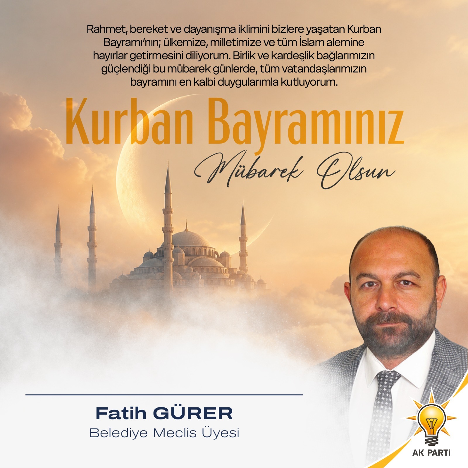 Fatih Gürer Kurban Bayramı İlanı