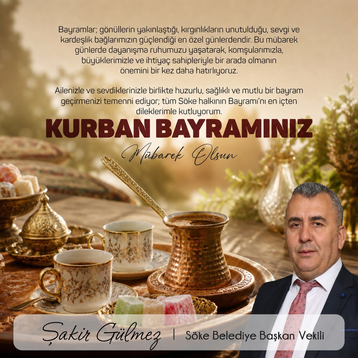 Şakir Gülmez Kurban Bayramı İlanı