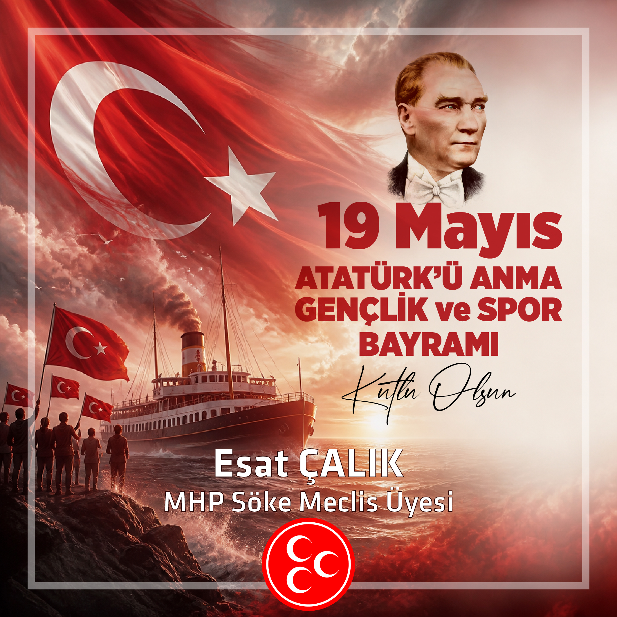 Esat Çalık 19 Mayıs Kutlama İlanı