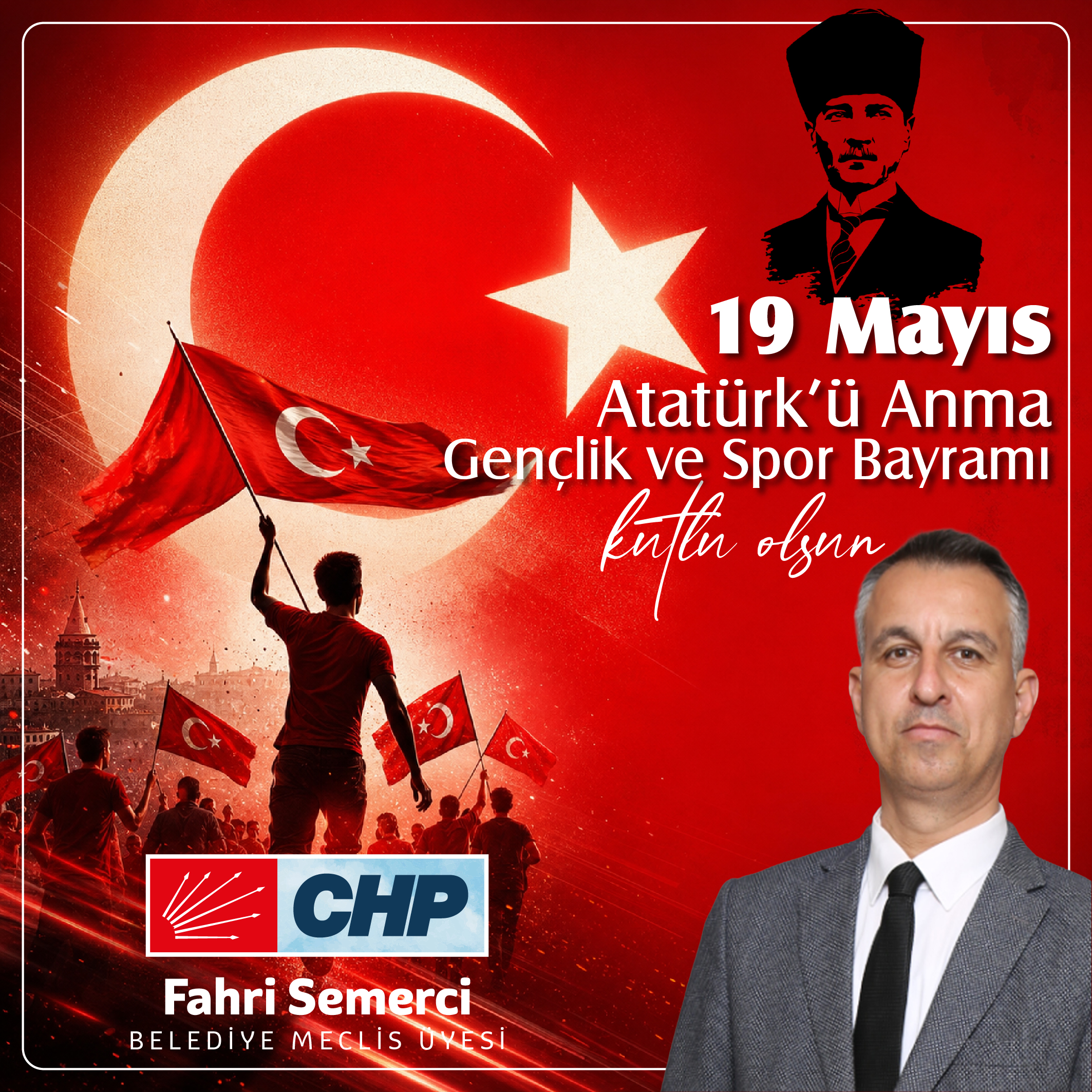 Fahri Semerci 19 Mayıs Kutlama İlanı