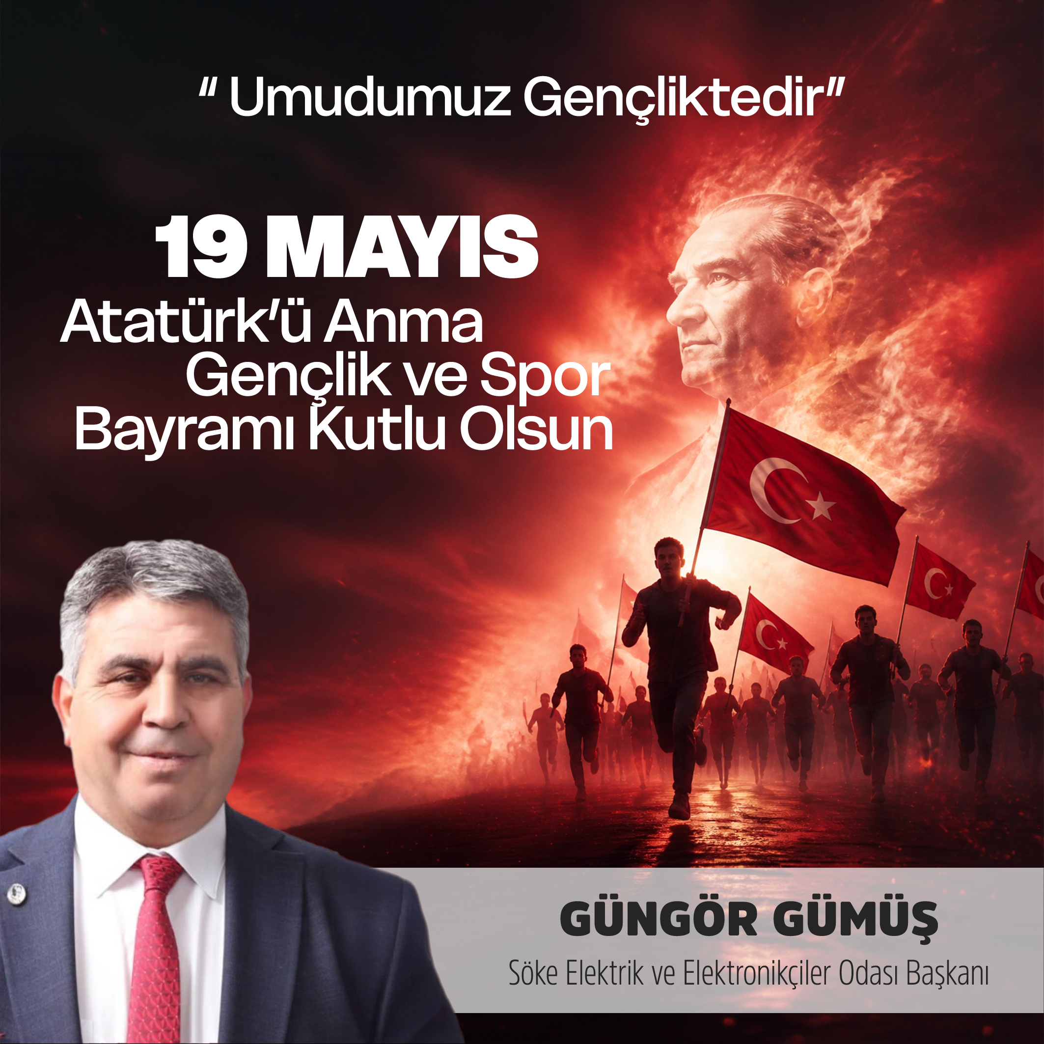 Güngör Gümüş 19 Mayıs Kutlama İlanı