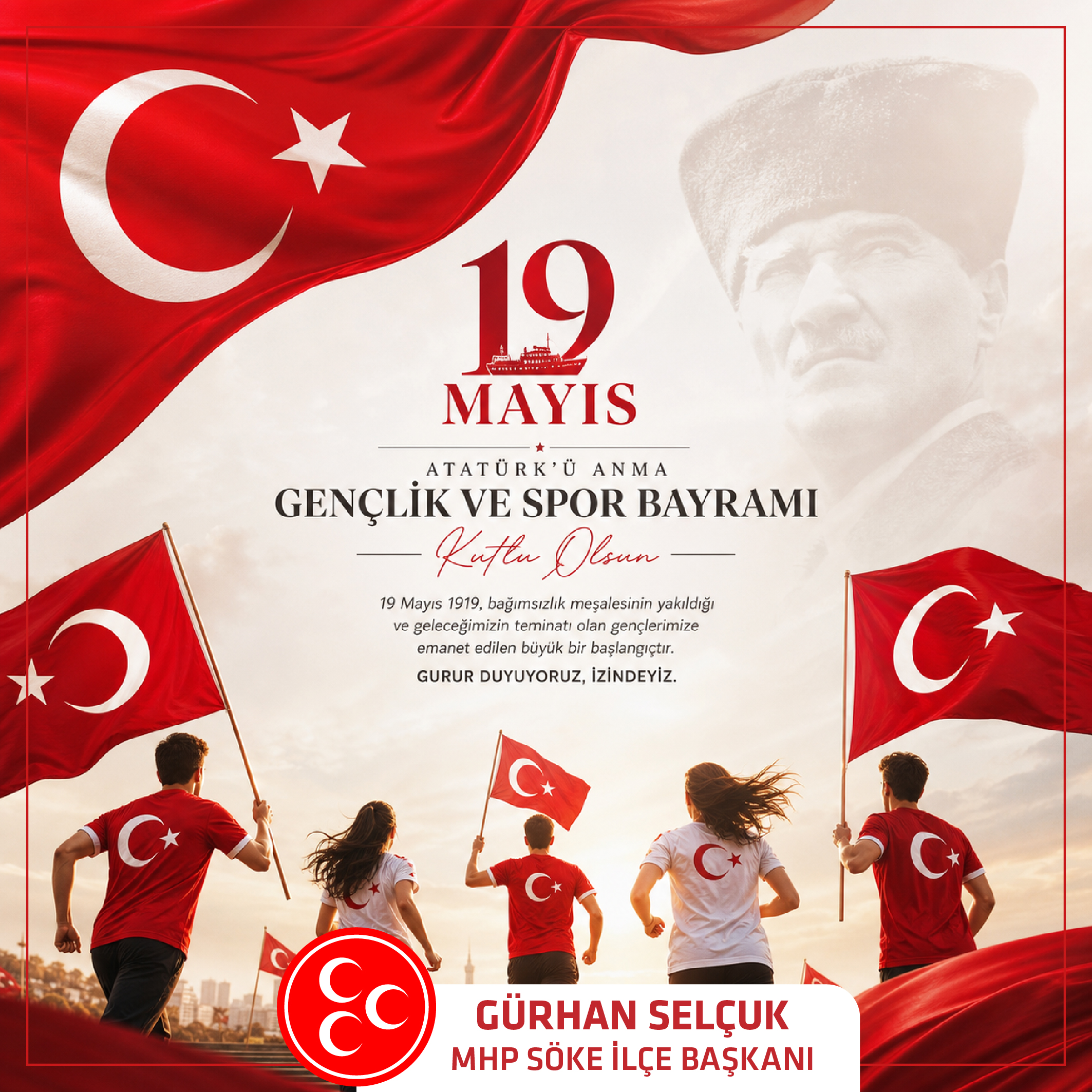Gürhan Selçuk 19 Mayıs Kutlama İlanı