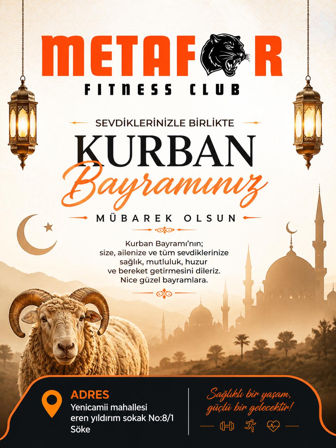 Metafor Fitness Kurban Bayramı İlanı