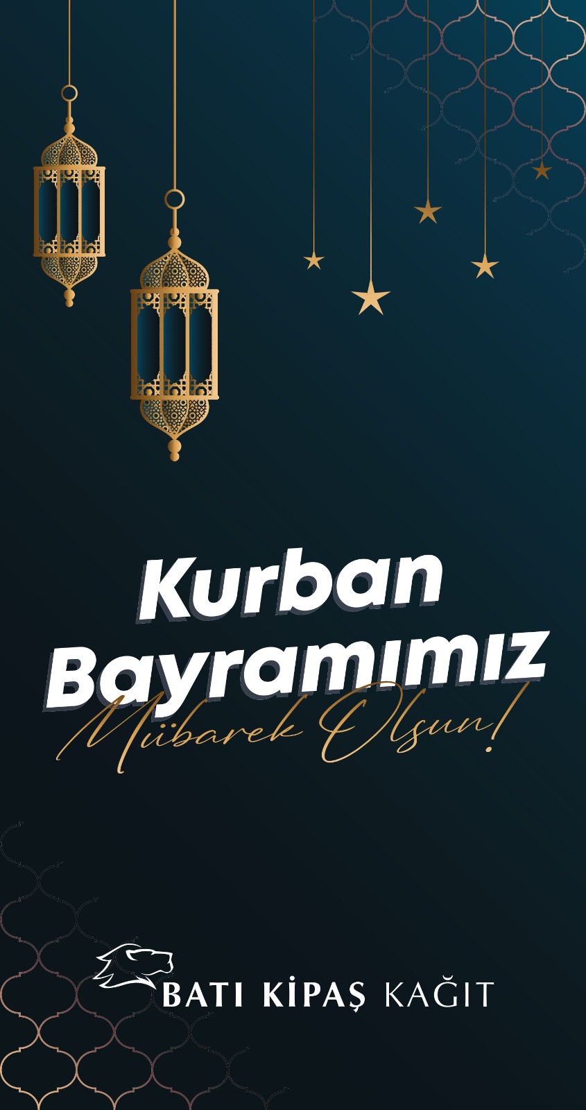 Batı Kipaş Kağıt Kurban Bayramı İlanı