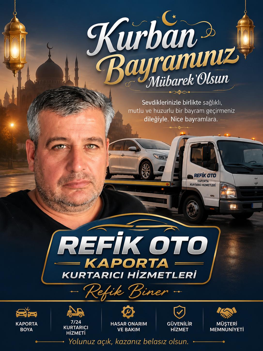Refik Oto Kurban Bayramı İlanı