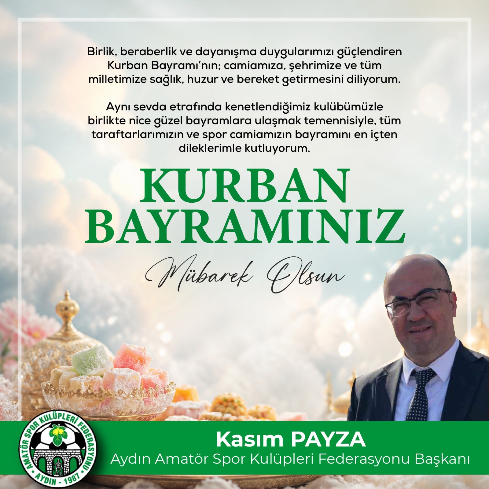 Kasım Payza Kurban Bayramı İlanı