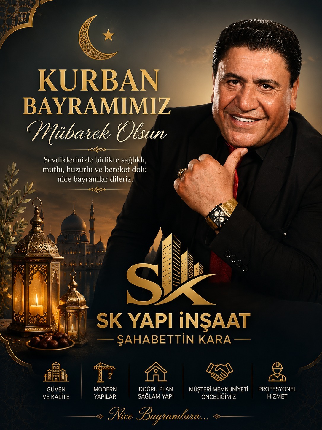 SK Yapı İnşaat Kurban Bayramı İlanı