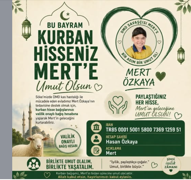 Söke Bakkallar Odası’ndan Mert’e Bayram Desteği Çağrısı