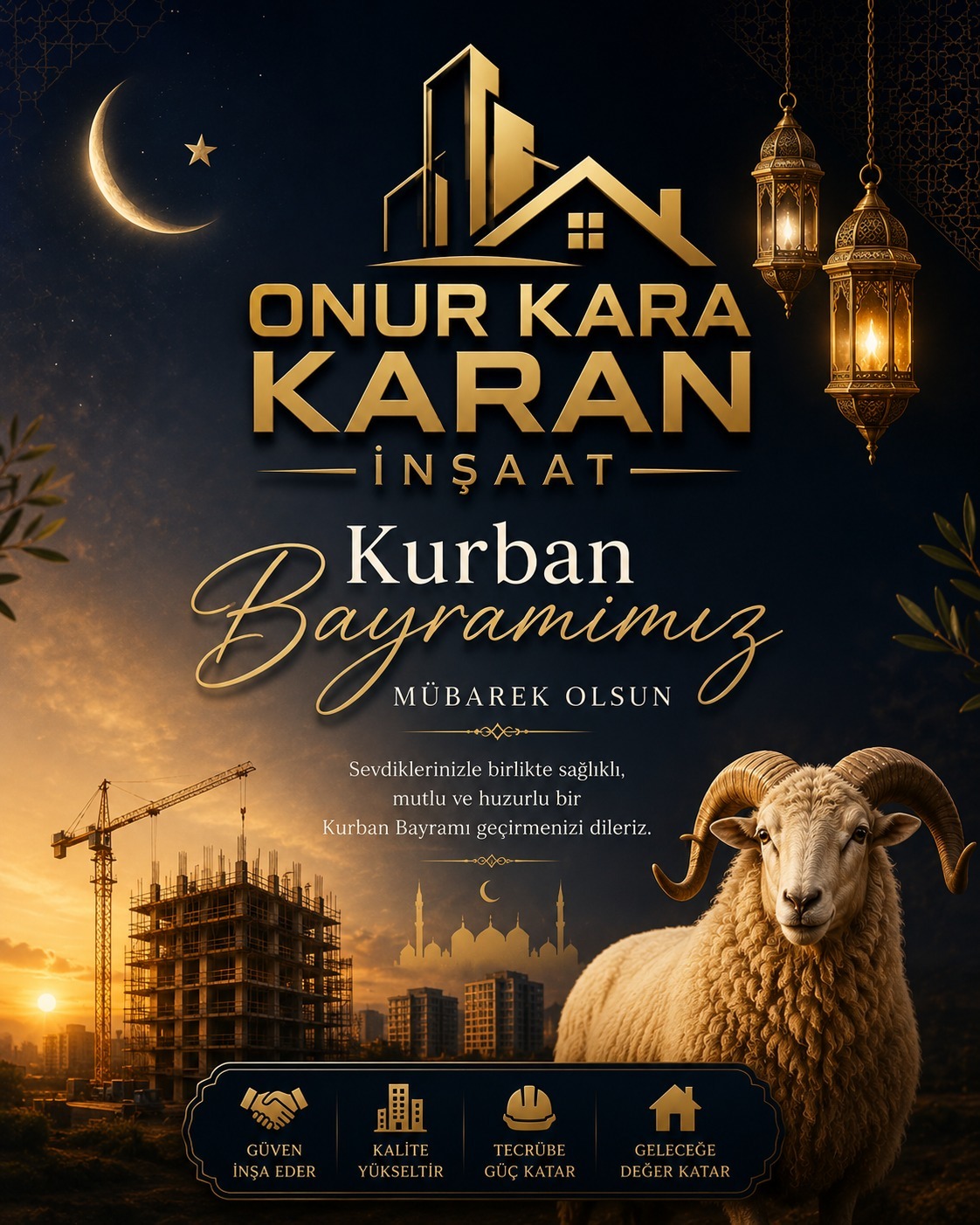 Karan İnşaat Kurban Bayramı İlanı