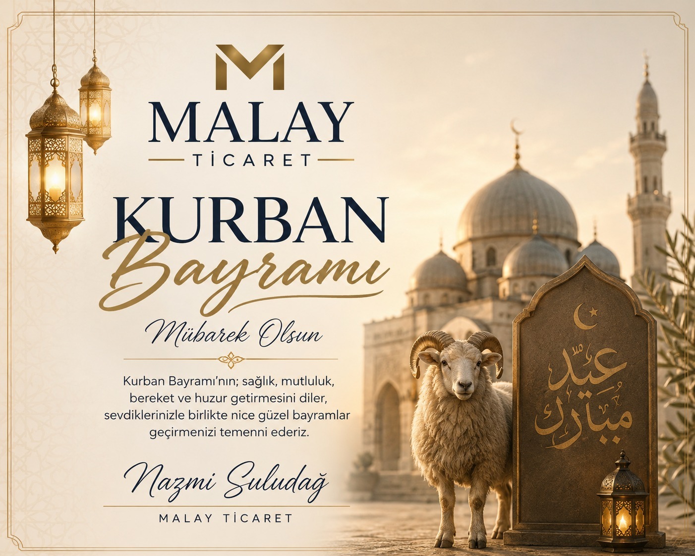 Malay Ticaret Kurban Bayramı İlanı