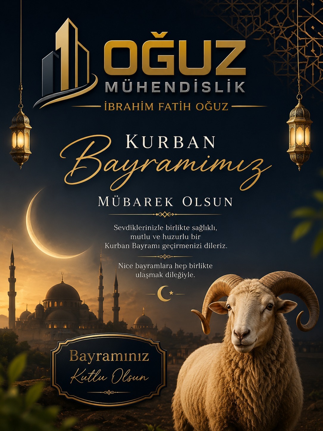 Oğuz Mühendislik Kurban Bayramı İlanı