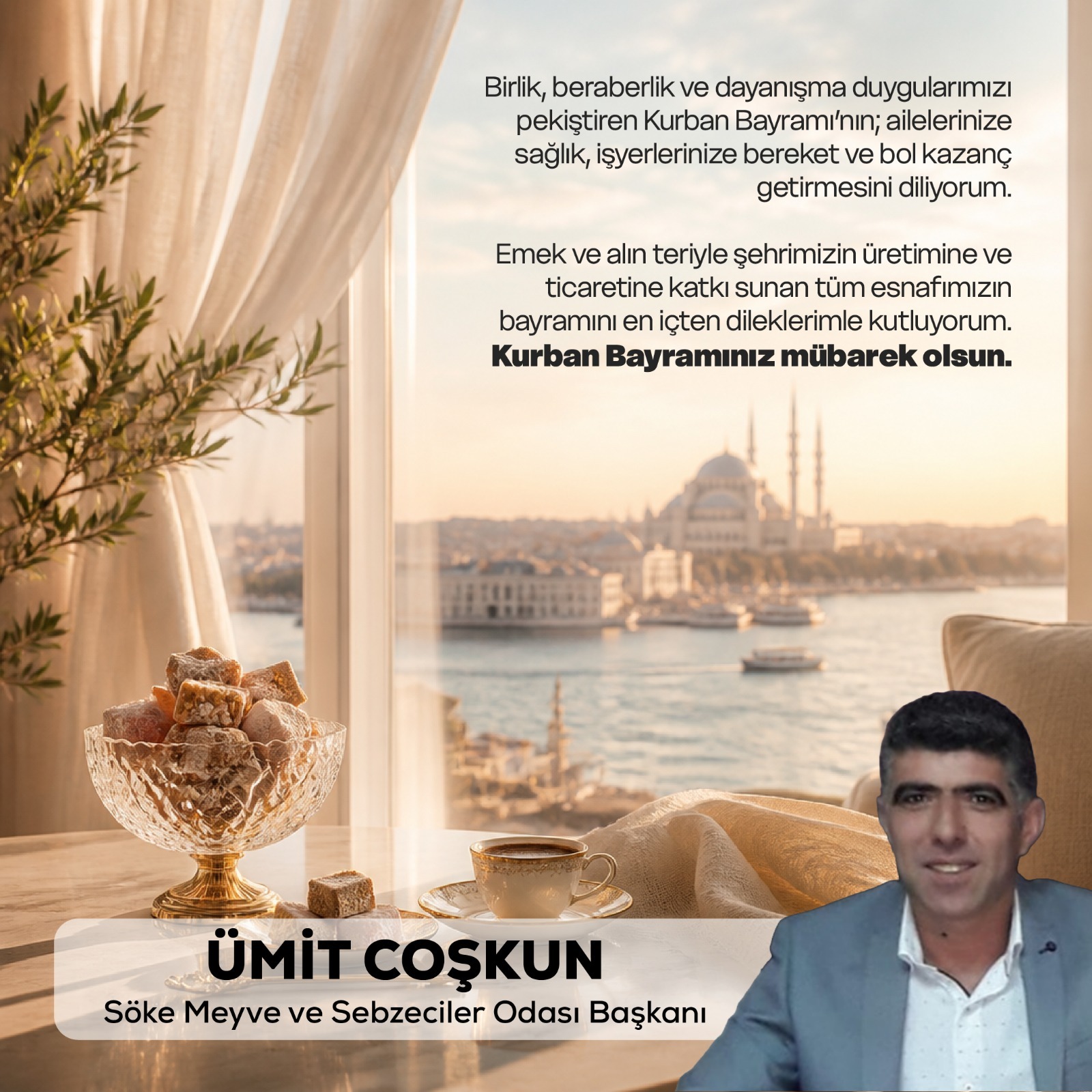 Ümit Coşkun Kurban Bayramı İlanı