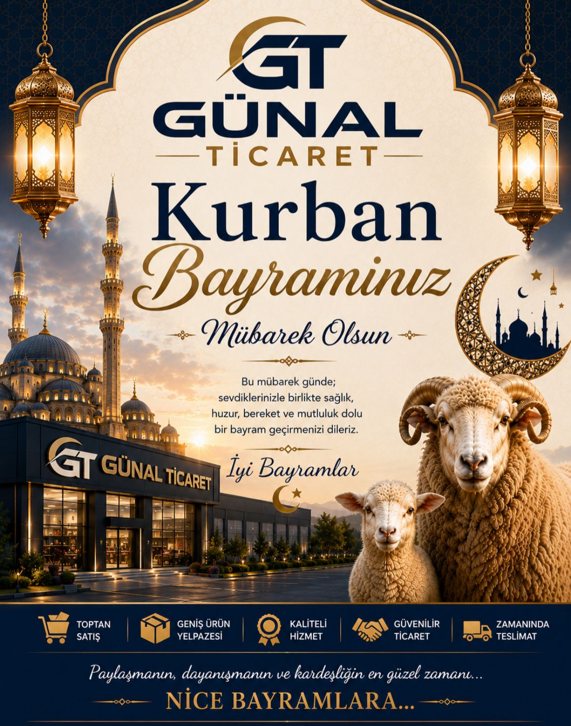 Günal Ticaret Kurban Bayramı İlanı