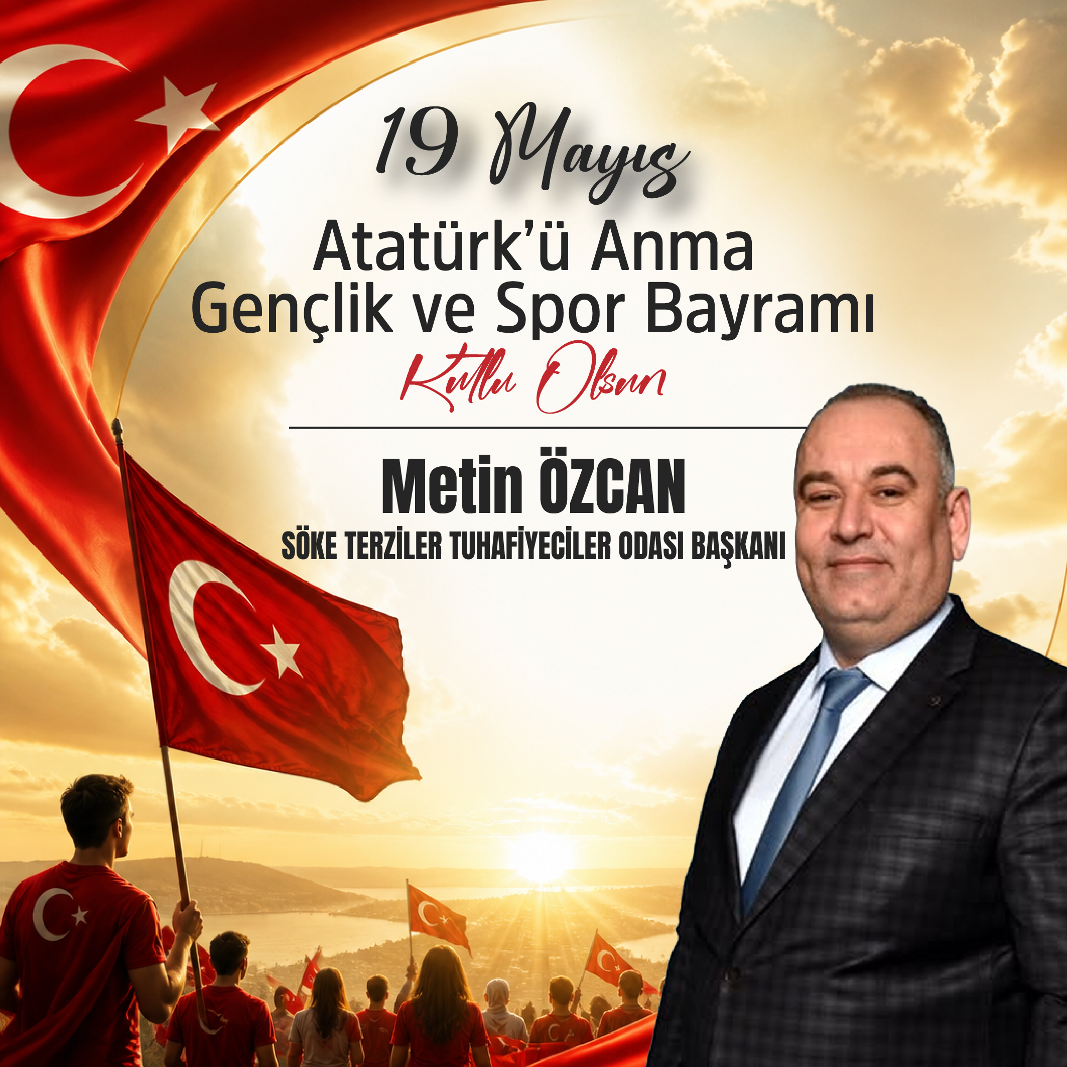 Metin Özcan 19 Mayıs Kutlama İlanı