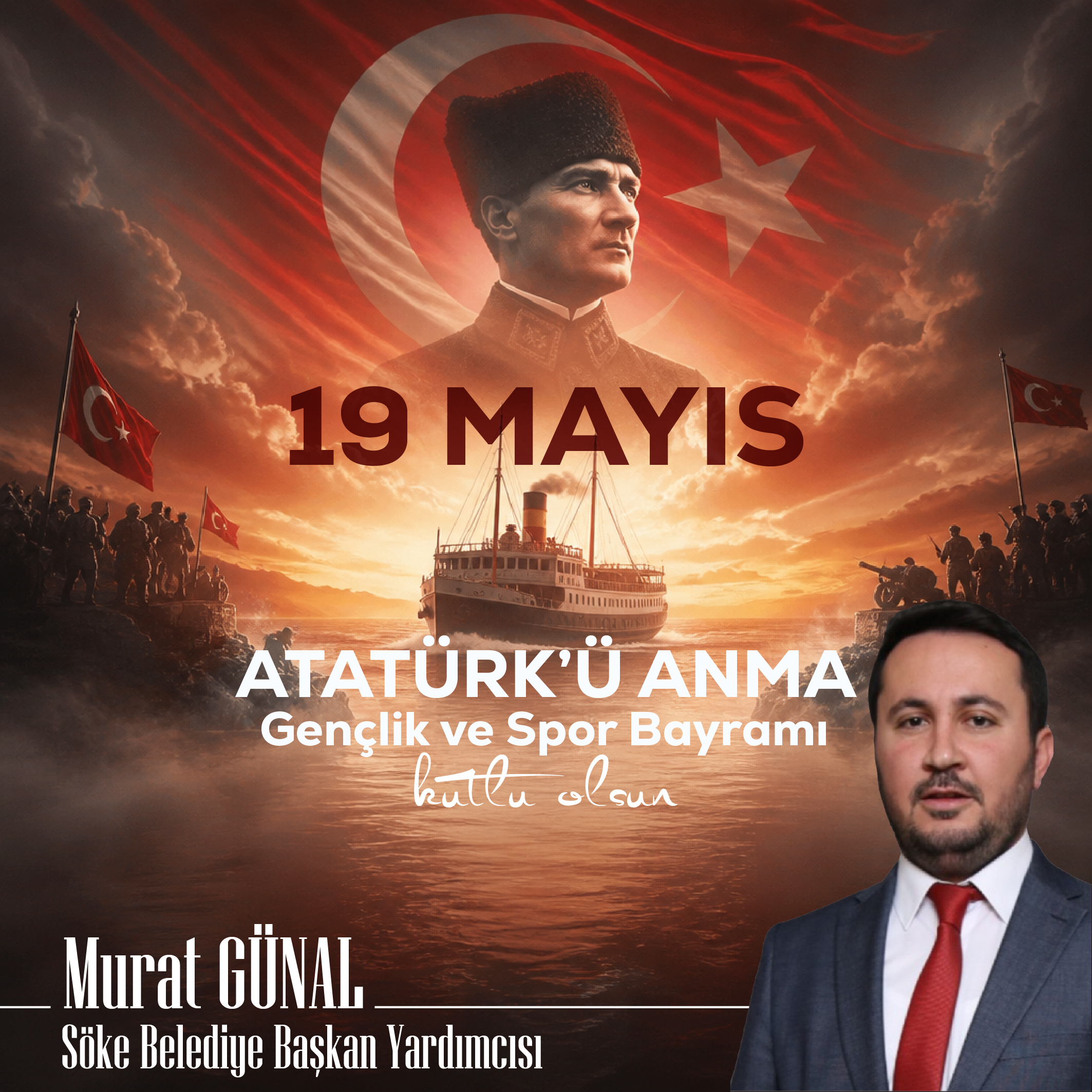 Murat Günal 19 Mayıs Kutlama İlanı