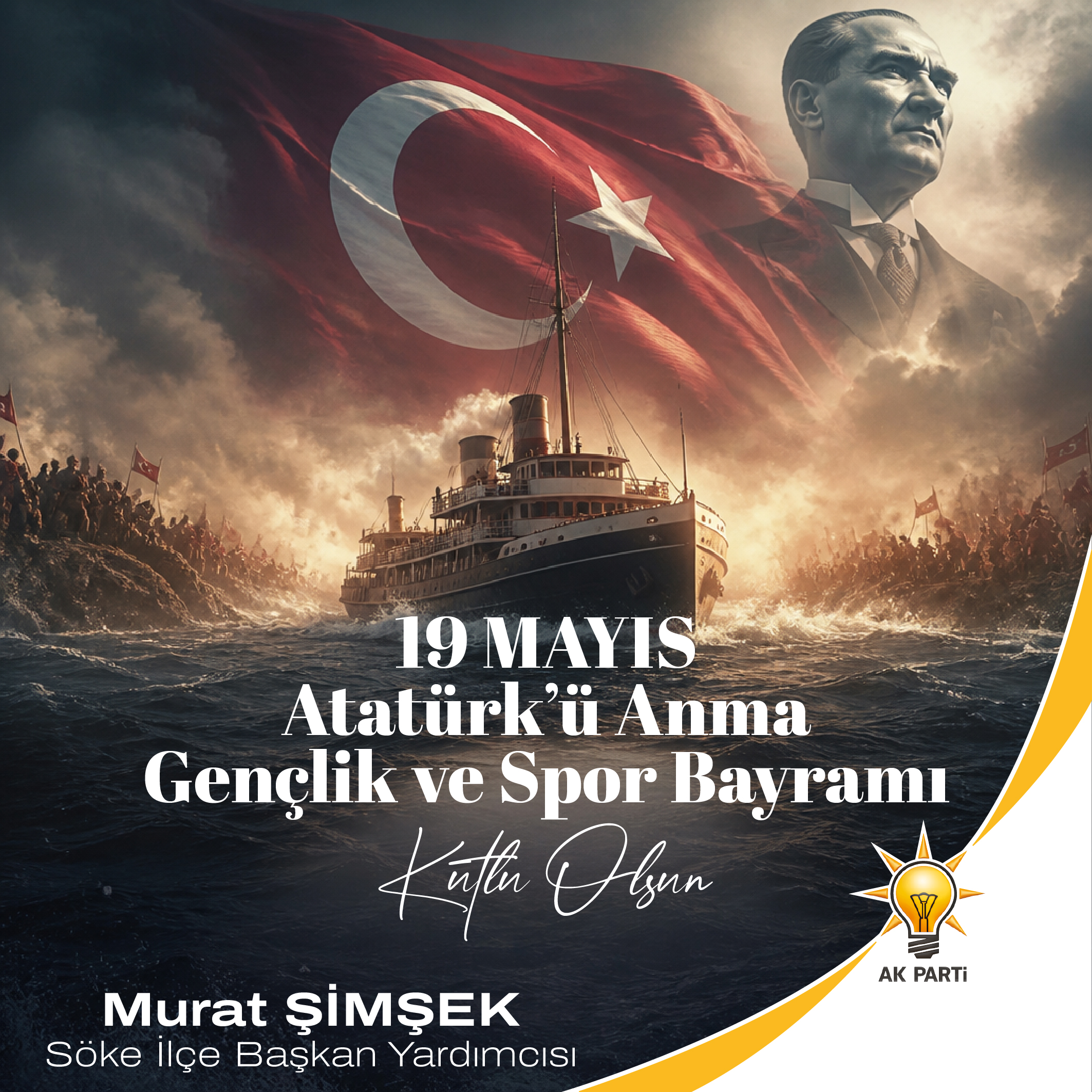 Murat Şimşek 19 Mayıs Kutlama İlanı