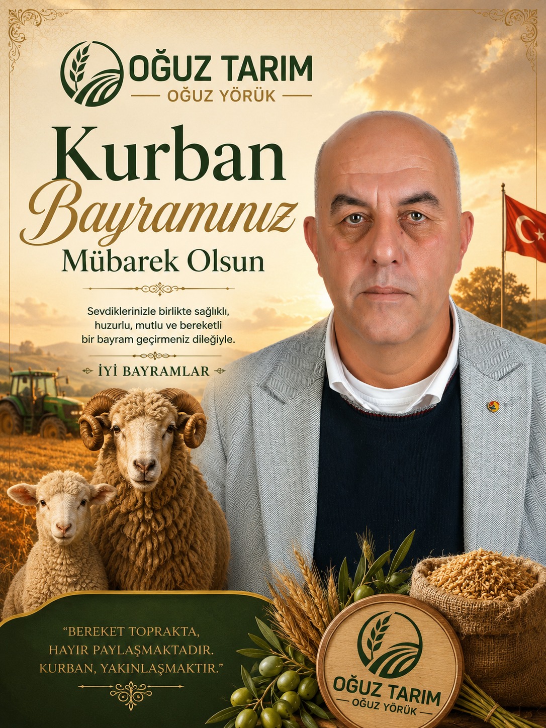 Oğuz Tarım Kurban Bayramı İlanı
