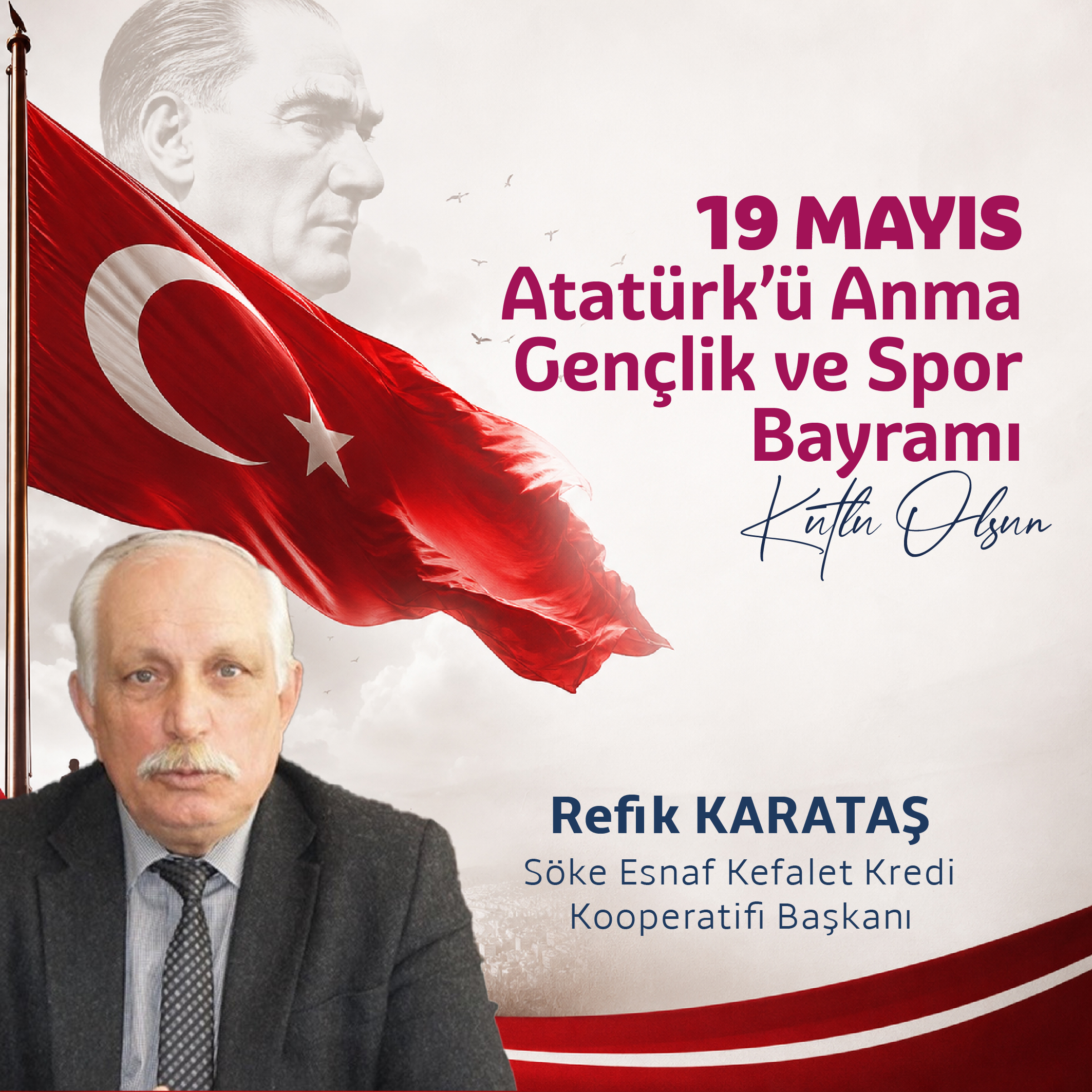 Söke Esnaf Kefalet Kredi Koop. 19 Mayıs Kutlama İlanı