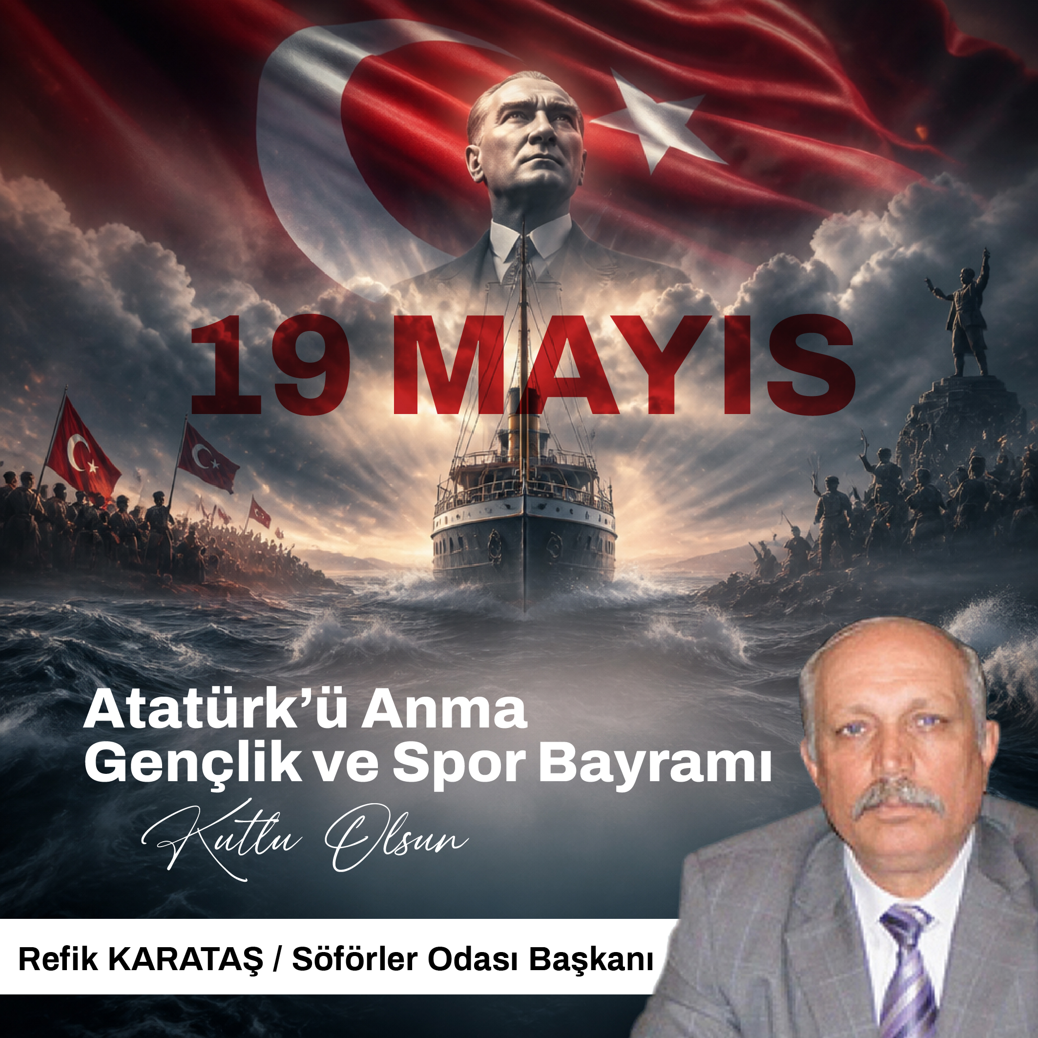Söke Şöförler Odası 19 Mayıs Kutlama İlanı