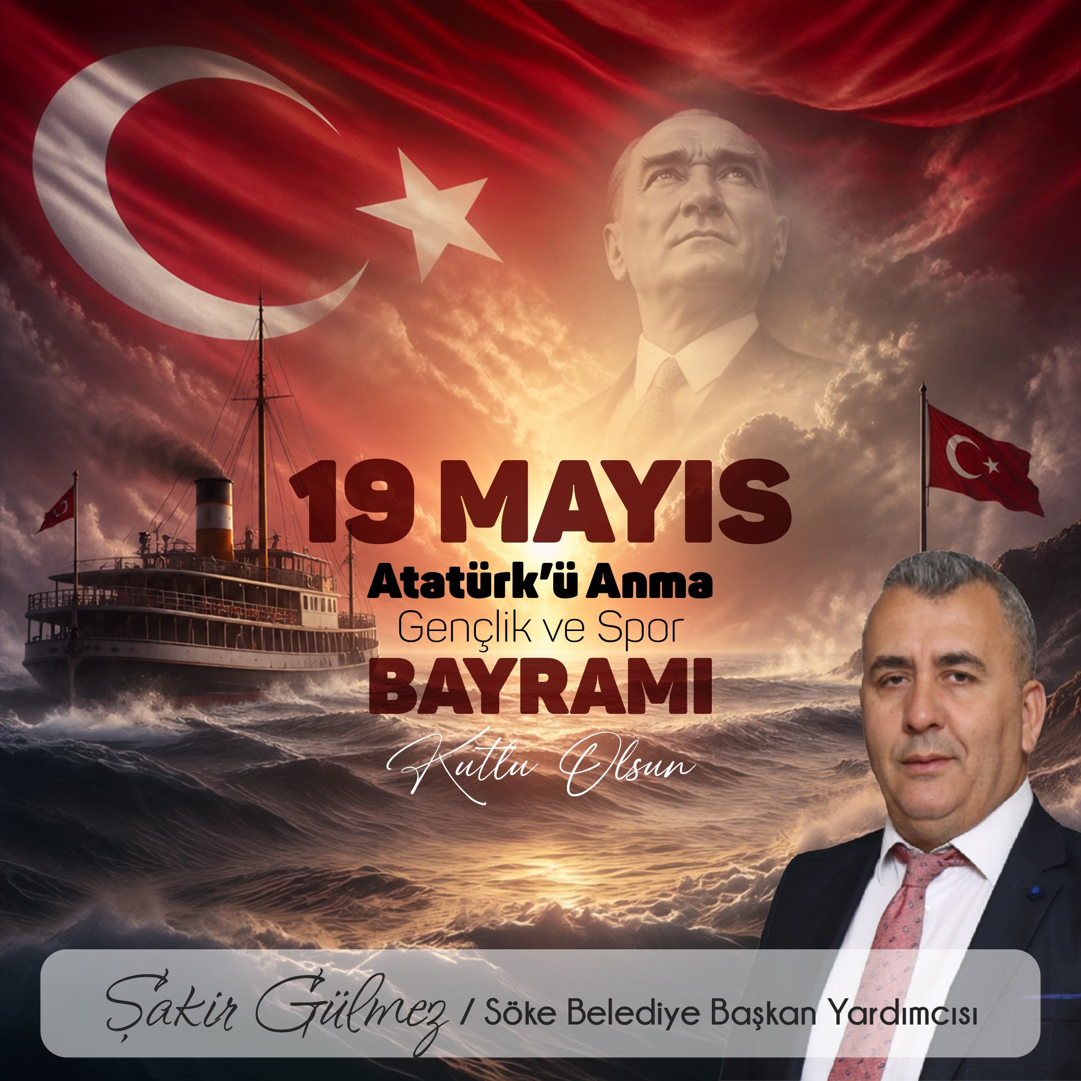 Şakir Gülmez 19 Mayıs Kutlama İlanı