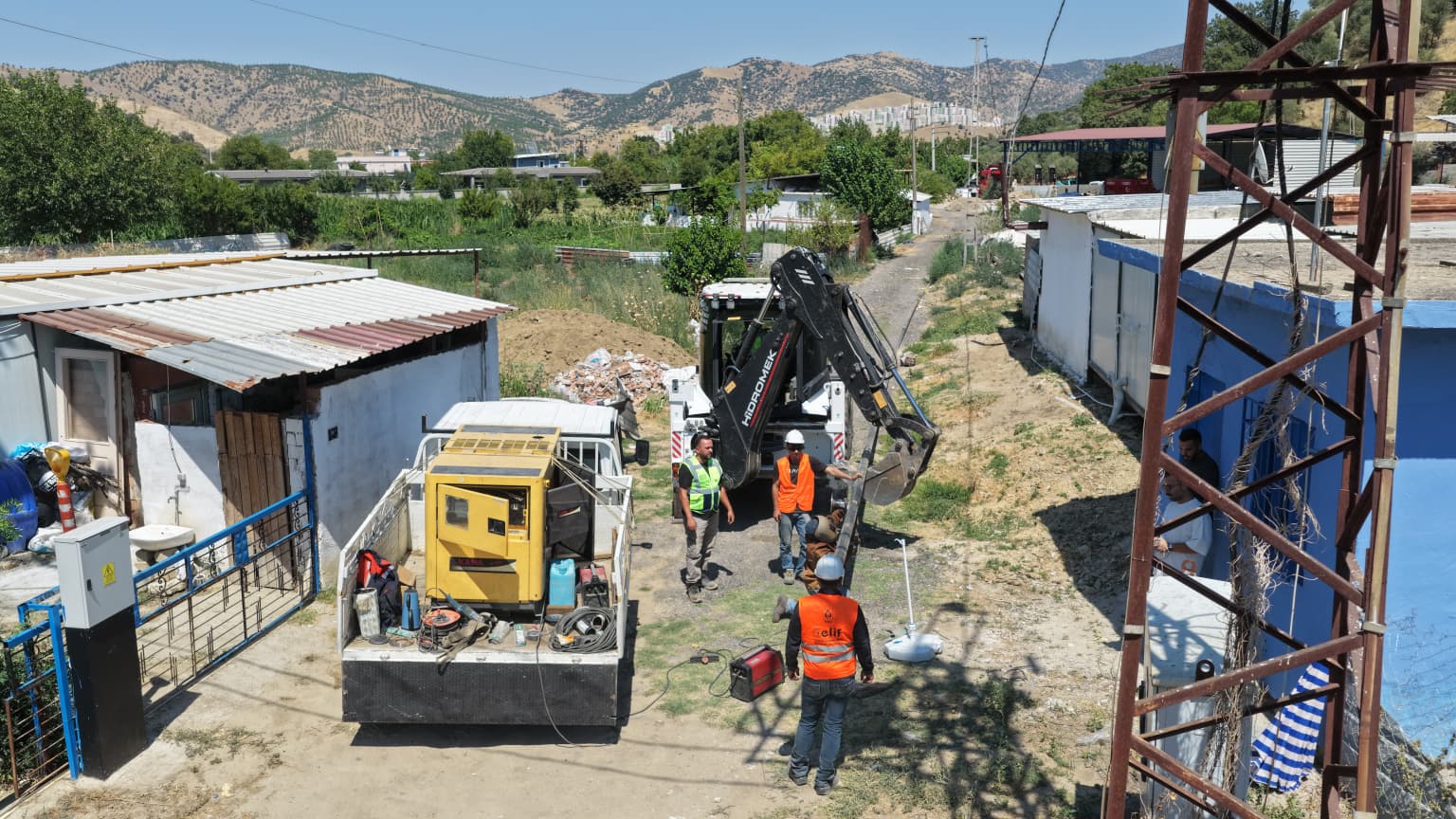 BAŞKAN ÇERÇİOĞLU’NDAN KOÇARLI’DA ALTYAPI YATIRIMI