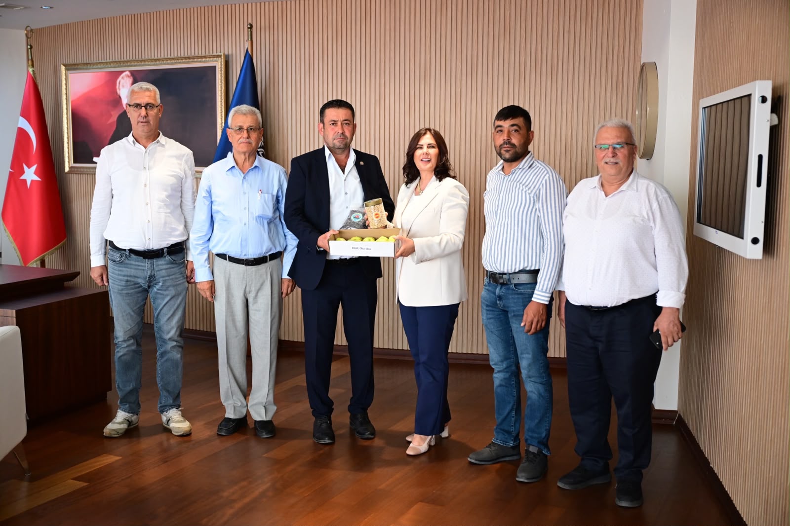 BAŞKAN ÇERÇİOĞLU’NA KOÇARLI ZİRAAT ODASI’NDAN ZİYARET