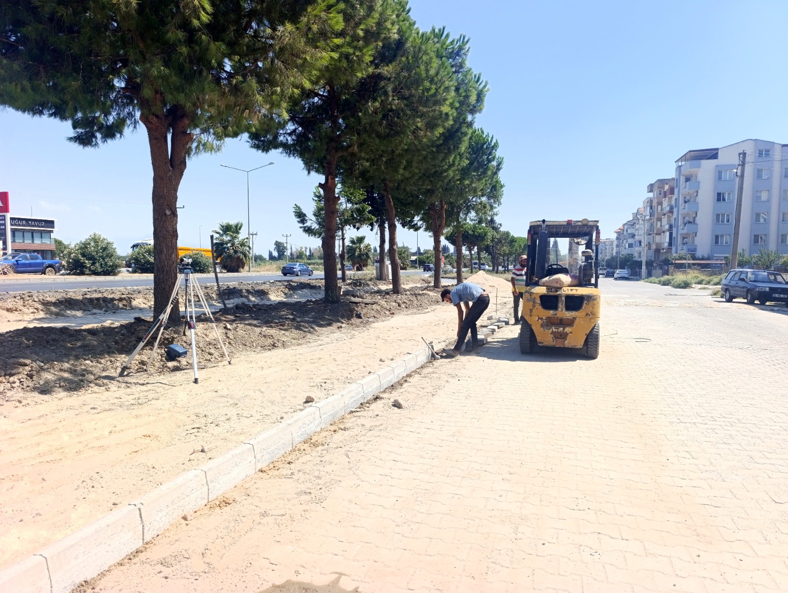 Söke’de bisiklet ve yürüyüş yolu projesinde çalışmalar hızlandı