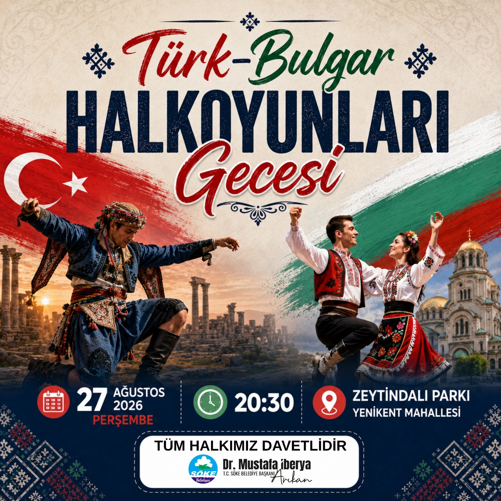 Söke’de Türk-Bulgar Halkoyunları Gecesi Gerçekleşecek