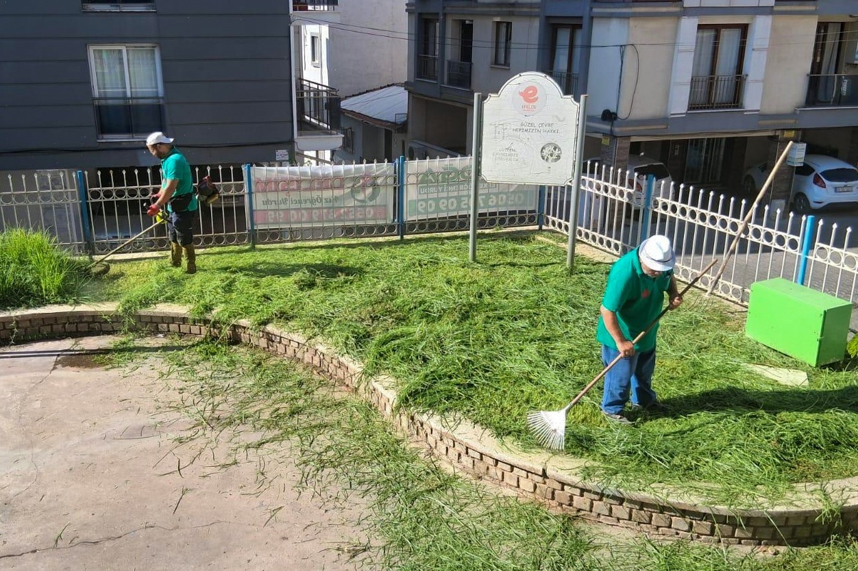 EFELER’İN PARKLARINDA DÜZENLİ BAKIM SÜRÜYOR