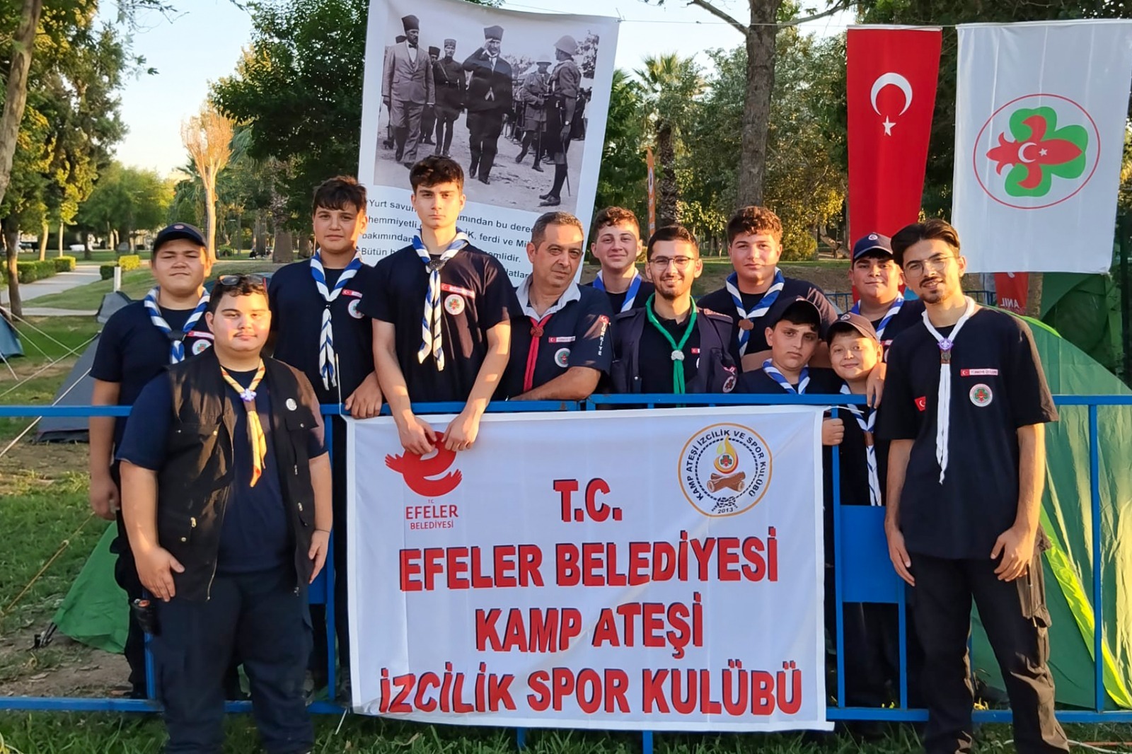 EFELER BELEDİYESİ İZCİLERİ 9 EYLÜL İZMİR’İN KURTULUŞU ETKİNLİKLERİNDE SAHADA